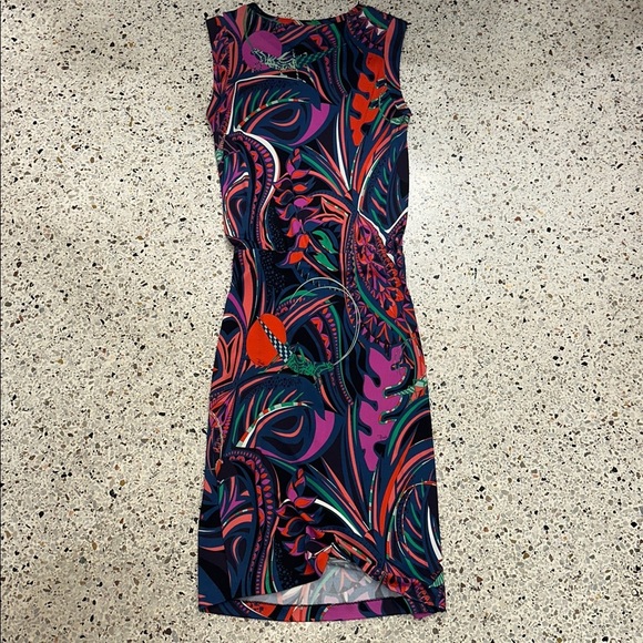 Emilio Pucci multicolor grasshopper dress stretch US 4 - Picture 8 of 10